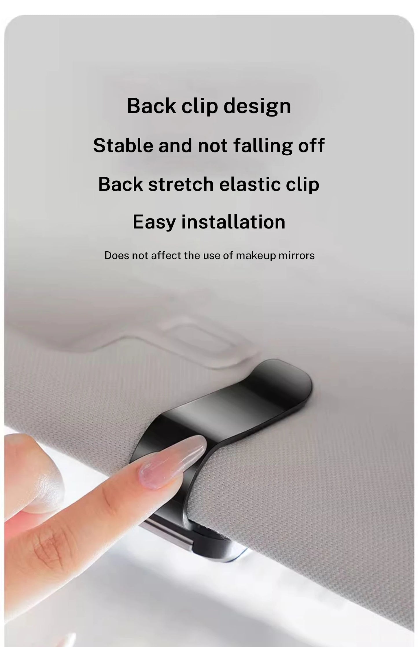 Car Sun Visor Glasses Clips One-hand Pressing switch Eyeglasses Holder For Omoda JAECOO J7 J6 J7 J8 Phev 2025 2024 2023 Ruigu 9