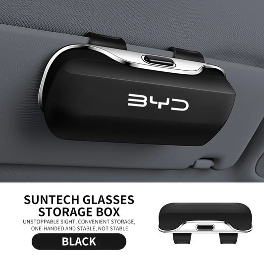 Car Visor Sunglasses/Glasses Holder Case Clip Box For BYD - NeoBYD