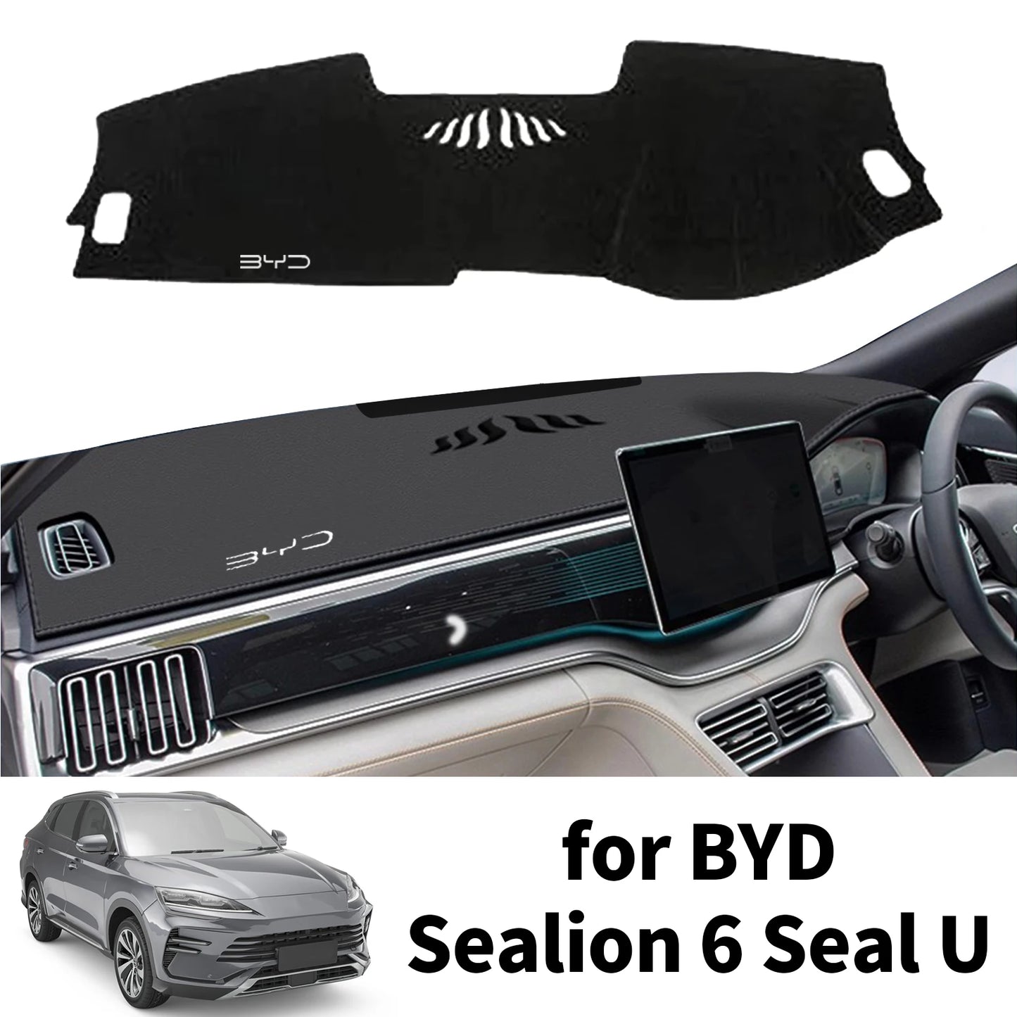 Dashboard Mat Sunshade Protective Carpet Car Cover Non-slip Pad For BYD Seal U / Sealion 6 - NeoBYD