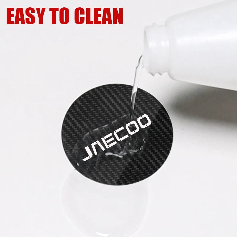 2Pcs Car Cup Holder Mat for Chery Jaecoo J7 J8 7 Phev 2025 2024 2023 Anti Slip Leather Water Cup Coasters Pads Accessories