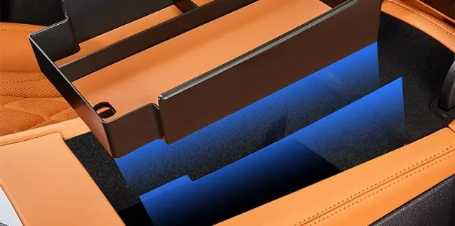 Center Console Precise Fit Divided Compartments ABS+Leather Pad Storage Box For BYD Sealion 7 - NeoBYD