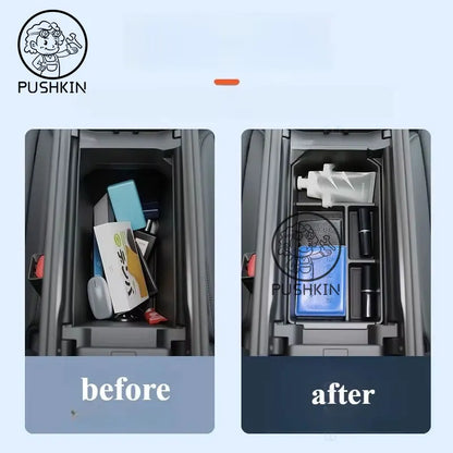 Armrest Box Storage Box For jaecoo j7 PHEV 2025 2024 2023 Car Central Armrest Storage Box Content Center Console