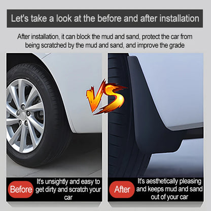 4PCS Car Mudguards For Jaecoo E5 J5 5 EV 2025 2026 2027 Mudflaps Anti-splash Mud Flap Mud Guard Fenders Tools Auto Accessories