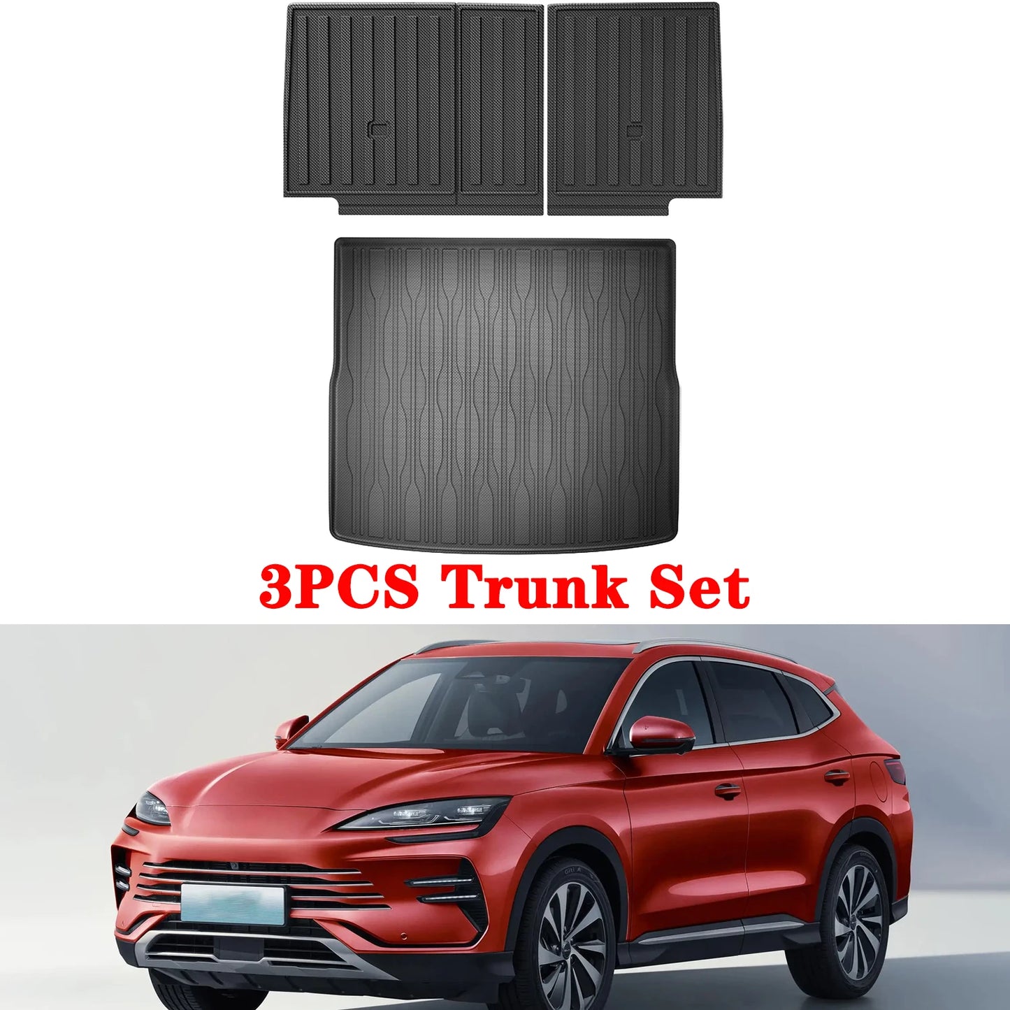 TPE Floor Mats and Cargo Liner, All Weather Floor Liners Trunk Mat LHD & RHD For BYD Seal U / Sealion 6