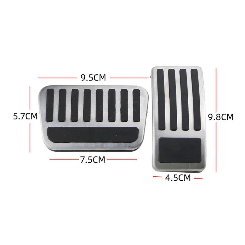 Gas Accelerator and Brake Pedals Cover Anti-slip Protective Pad For BYD Dolphin - NeoBYD