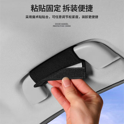 2Pc Car Roof Handle Protector Pull Gloves Short Fleece Anti Slip Pull Glove For JAECOO J7 J8 Chery TIGGO 8PRO OMODA  Accessories