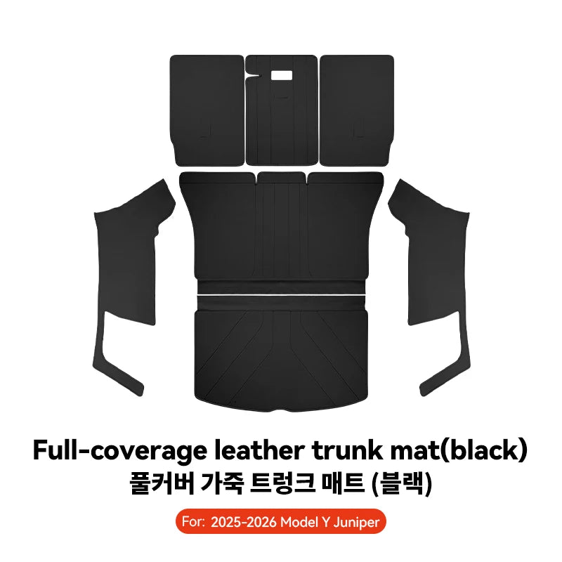 Premium Juniper Leather Trunk Mat for Tesla Model Y