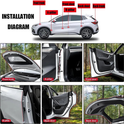 Door Seal Wind Noise Reduction Kit For BYD Seal U / Sealion 6 / Atto 2 / Seal - NeoBYD