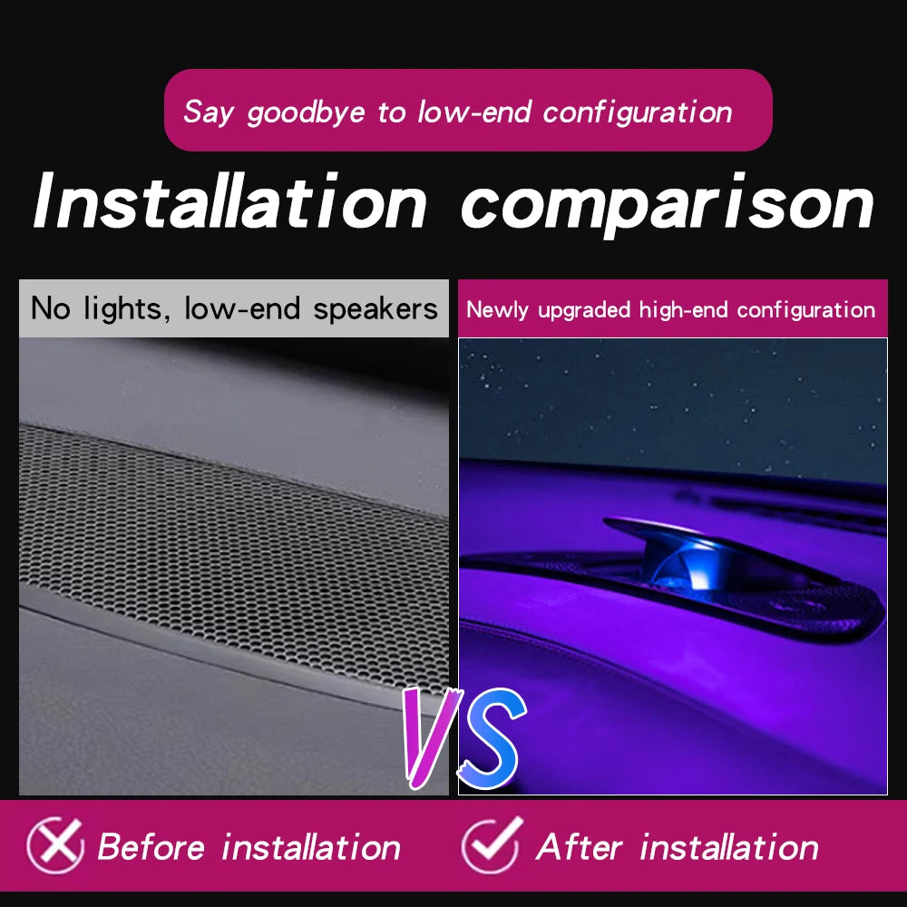 BYD Seal DMi Center Audio Upgrade Speakers With Ambient LED - NeoBYD