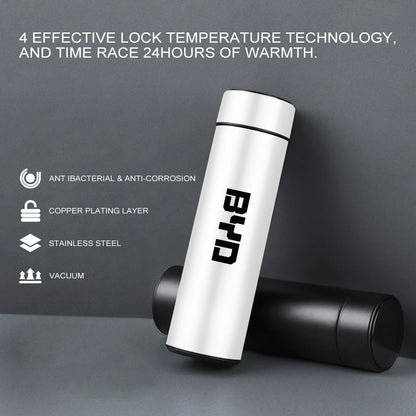 Car Intelligent Thermos Bottle For BYD Tang F3 E6 Atto 3 Yuan Plus Song Max F0 G3 I3 Ea1 Dmi 2din 2014 G6 Pro Auto Accessories - NeoBYD
