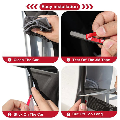 Door Seal Wind Noise Reduction Kit For BYD Seal U / Sealion 6 / Atto 2 / Seal - NeoBYD