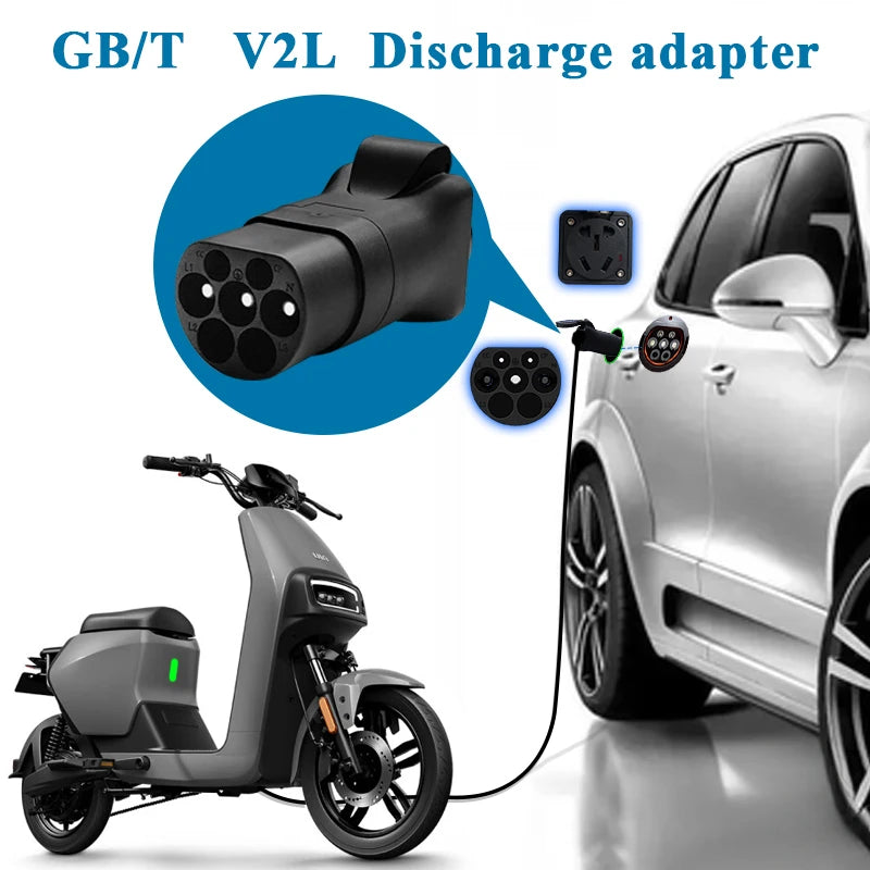 V2L EV Discharge GB/T To US Plug Three Hole Socket or Universal Adaptor Socket 16A - NeoBYD