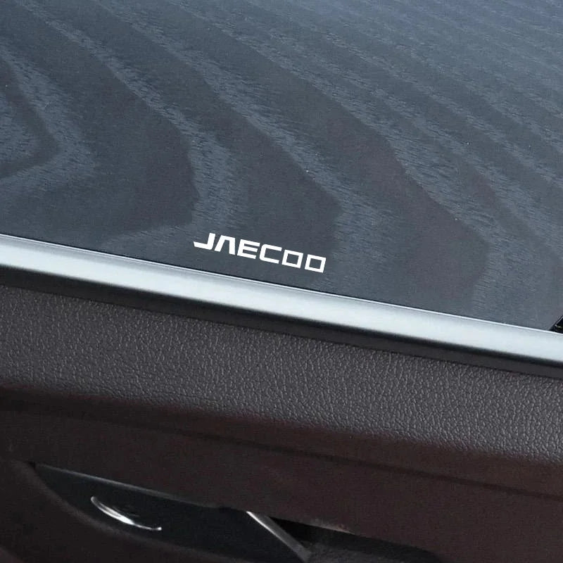 Car Metal Emblem Audio or Steering Wheel Stickers Reflective Decor Decals For JAECOO J7 J6 J7 J8 Phev 2025 2024 2023 Ruigu 9