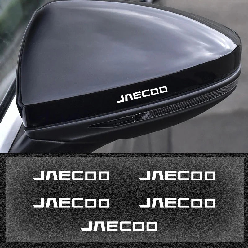 Car Metal Emblem Audio or Steering Wheel Stickers Reflective Decor Decals For JAECOO J7 J6 J7 J8 Phev 2025 2024 2023 Ruigu 9