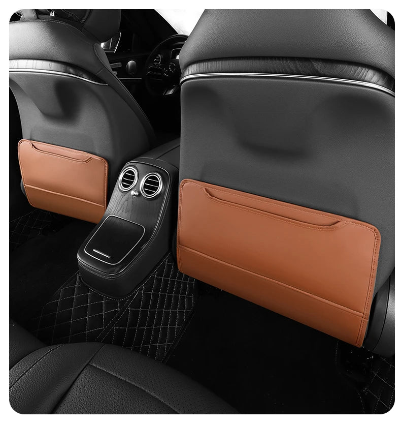 Car Seat Back Anti-Kick Leather Protective Pad For BYD - NeoBYD