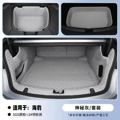 BYD Seal EV Trunk Mat Leather Waterproof For EV Owners - NeoBYD