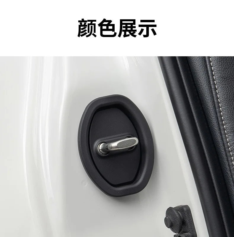 4 pcs Extendable Silicone Car Door Lock Covers Waterproof Rust-proof Protection For Chery Jaecoo J7 J8 2023 2024 2025 Auto