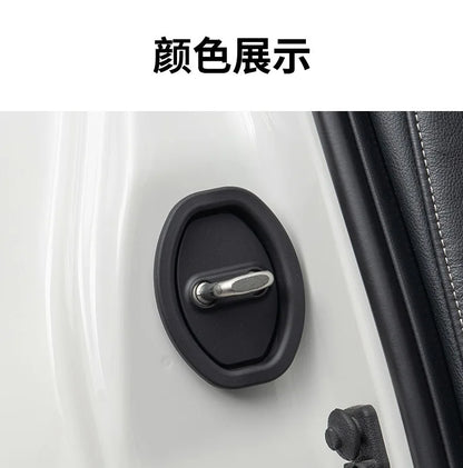 4 pcs Extendable Silicone Car Door Lock Covers Waterproof Rust-proof Protection For Chery Jaecoo J7 J8 2023 2024 2025 Auto