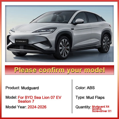 BYD Sea Lion Mud Flaps Front And Rear Protection For EV - NeoBYD