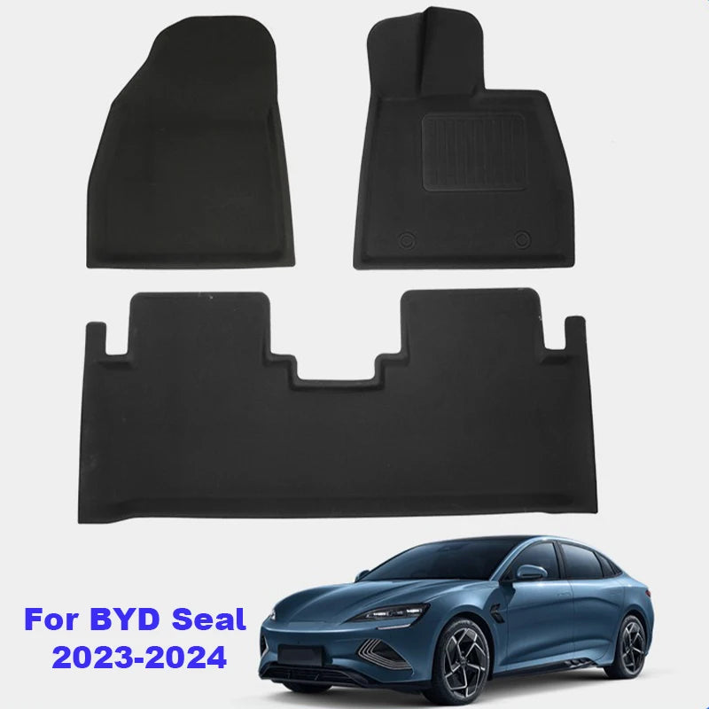 Front, Rear and Trunk Floor Mats / Cargo Liner Protector Waterproof Non-slip For BYD Seal RHD - NeoBYD