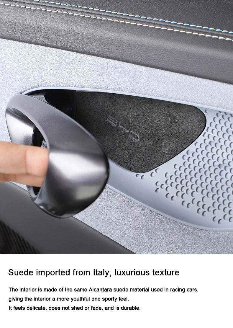 BYD Seal Suede Door Handle Patch Covers 4Pc EV Kit Pro - NeoBYD