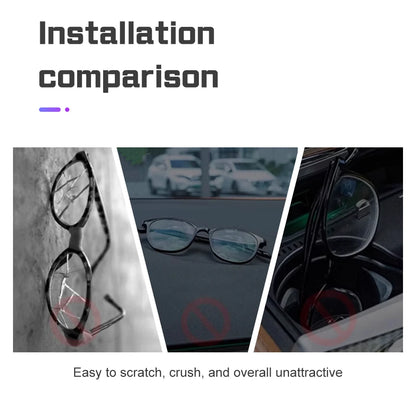 Leather Glasses / Sunglasses Case Clip Storage Box For BYD - NeoBYD