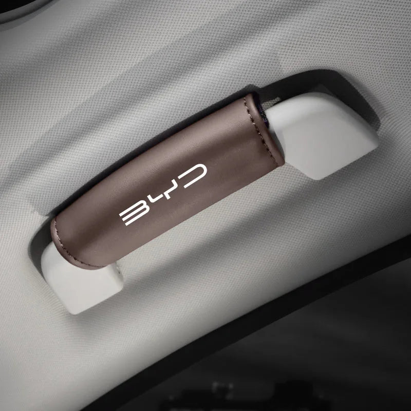 1Pcs PU Leather Roof Handle Anti-scratch Protector Case For BYD Atto 3 Yuan Plus F3 E6 F0 G3 I3 Ea1 Song Max Tang Dmi 2din G6