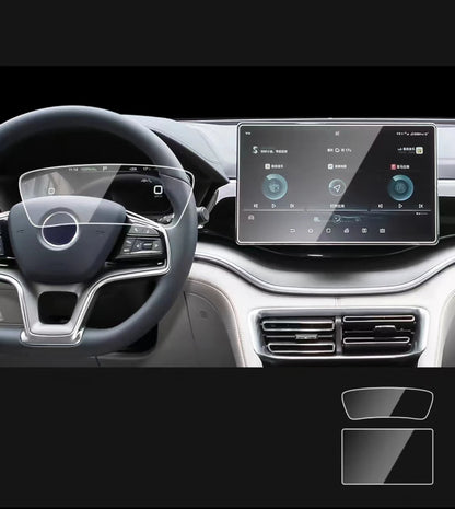 Central Navigation and Dashboard Tempered Glass Screen Protector For BYD Seal U / Sealion 6 - NeoBYD