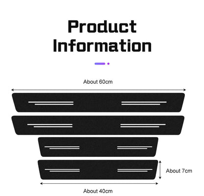 Car Door Threshold Protective Carbon Fibre Sticker For BYD - NeoBYD