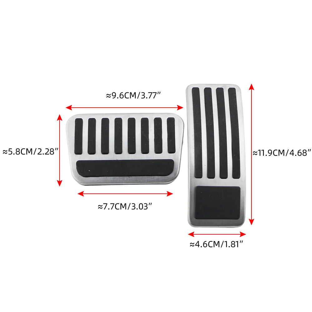 Choice BYD Atto3 Pedal Covers Non Slip Pad Protector - NeoBYD