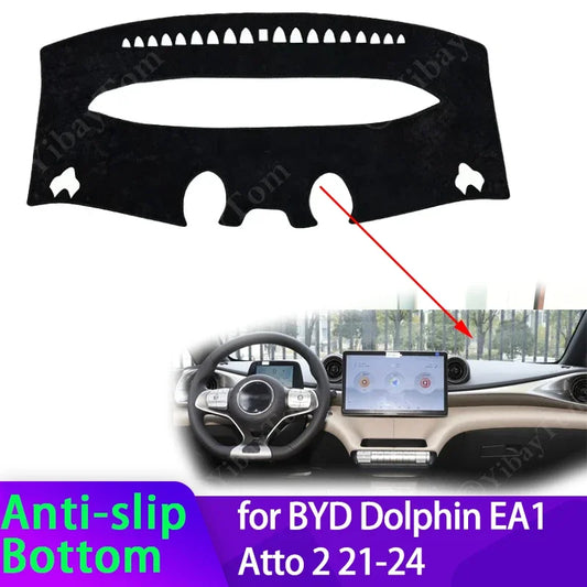 Car Dashboard Cover Protective Pad Dash Board Sunshade Carpet Anti-UV Dashmat For BYD Dolphin / Atto 2