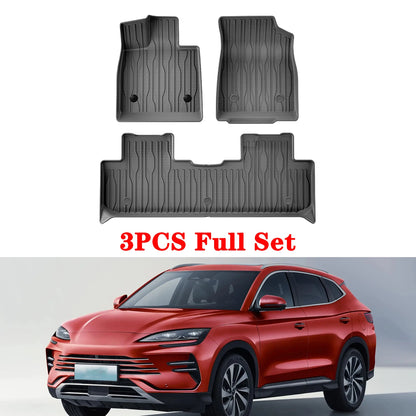 TPE Floor Mats and Cargo Liner, All Weather Floor Liners Trunk Mat LHD & RHD For BYD Seal U / Sealion 6