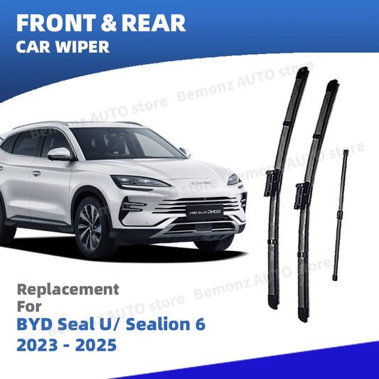 RHD Front Rear Windshield Wiper Blades For BYD Seal U / Sealion 6 - NeoBYD