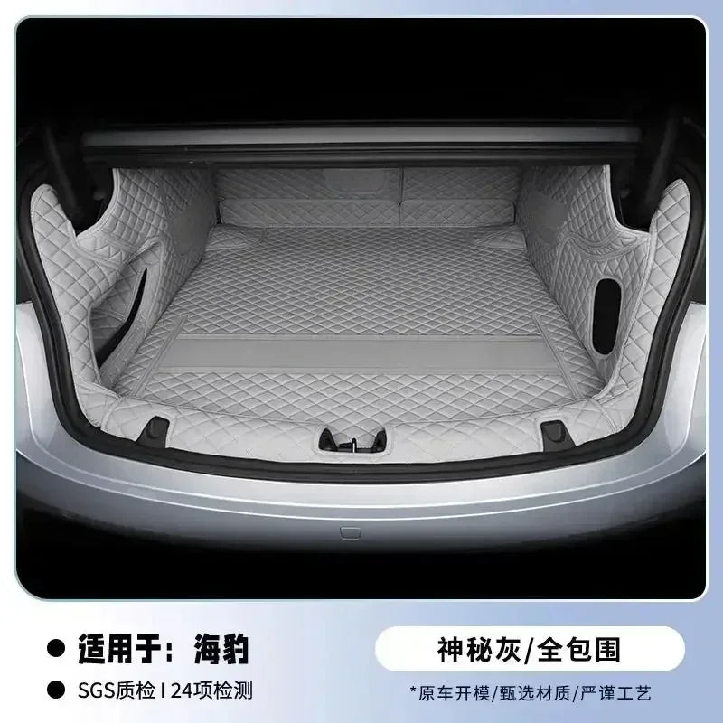 BYD Seal EV Trunk Mat Leather Waterproof For EV Owners - NeoBYD