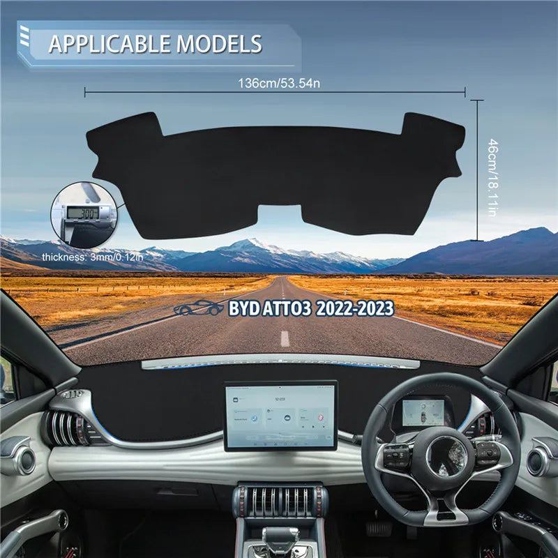 Choice Dash Mat For BYD ATTO 3 Right Hand Drive Anti Slip - NeoBYD