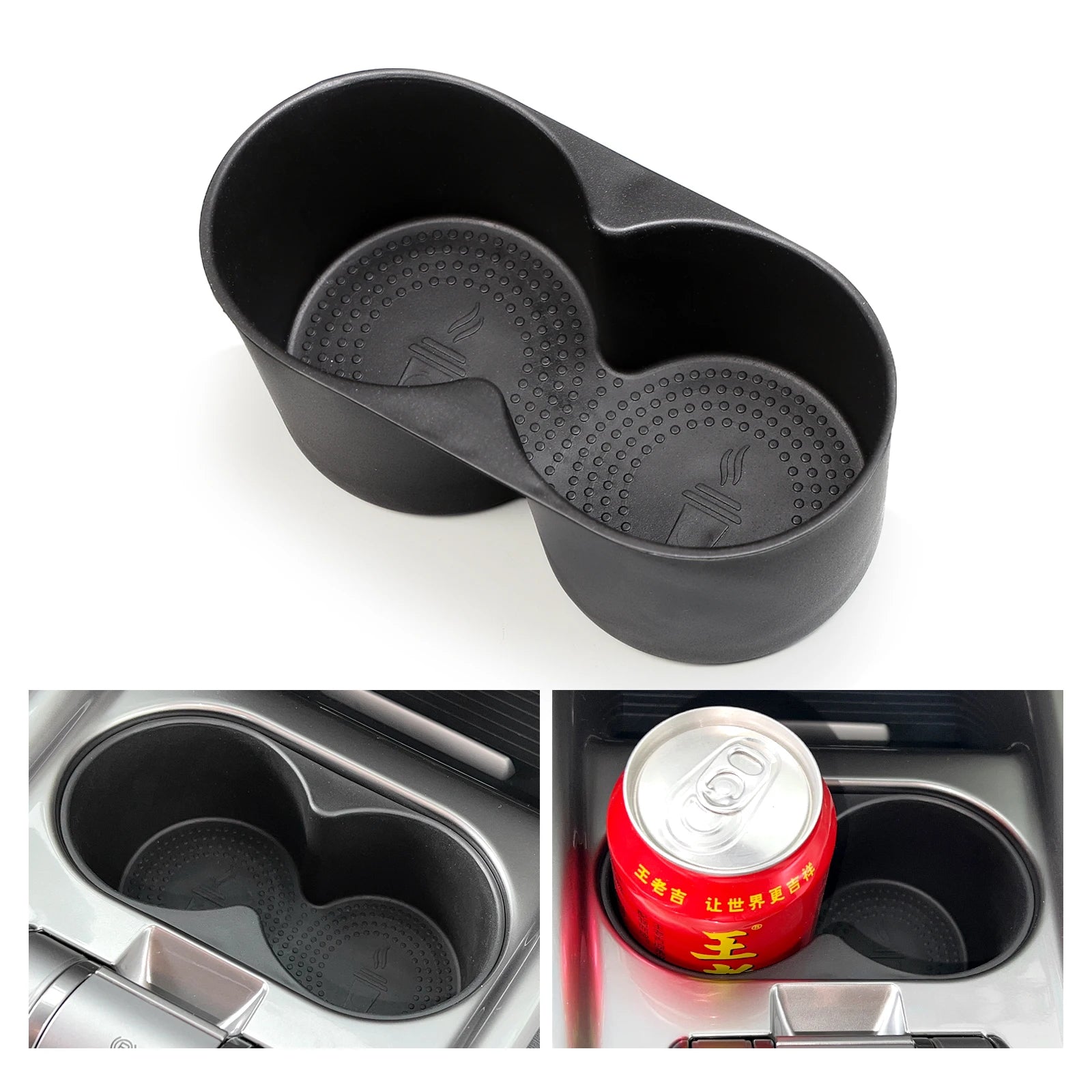 Central Cup Holder Storage Box TPE Shock-Absorbing For BYD Dolphin - NeoBYD