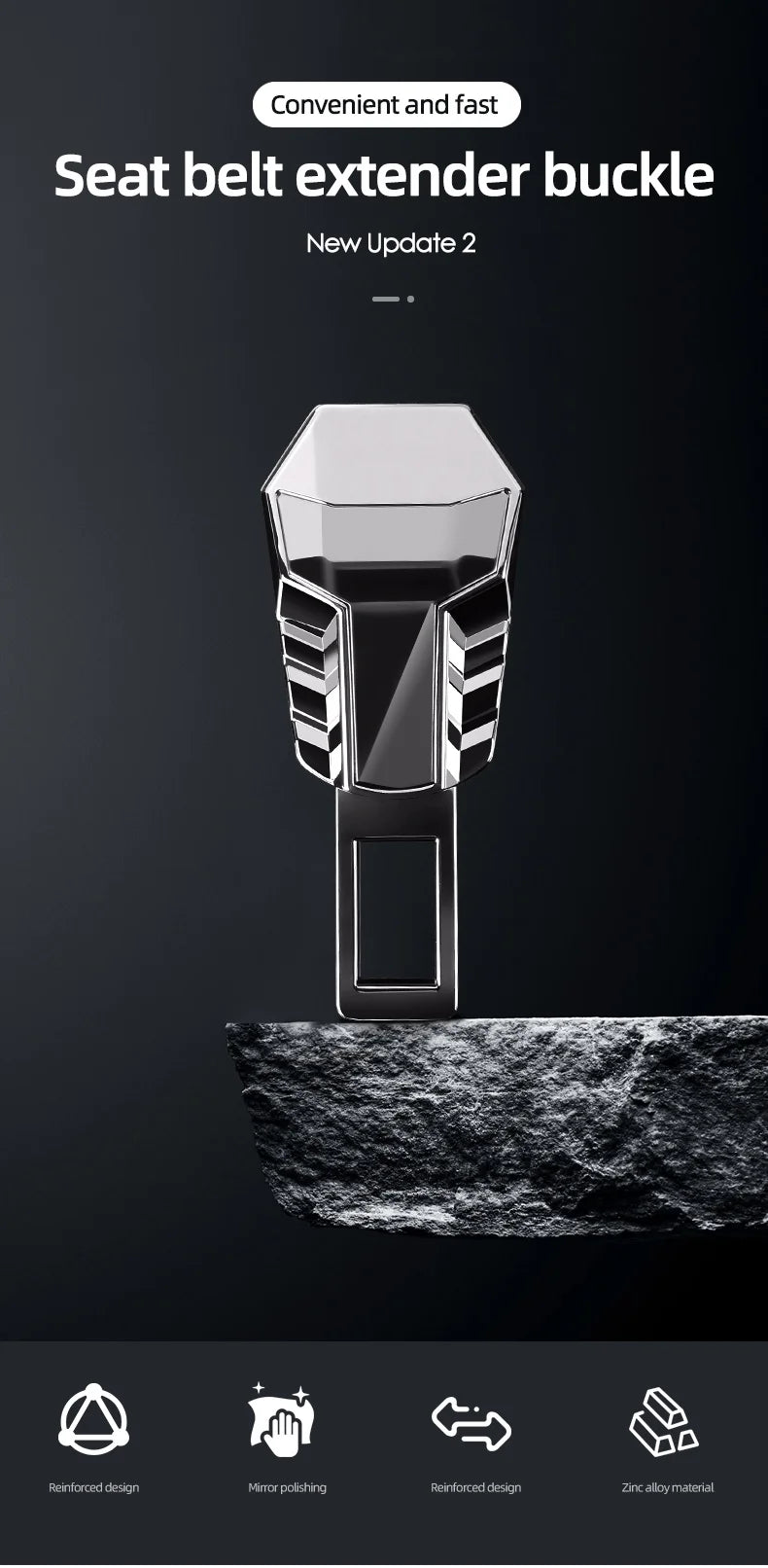 Seat Belt Lock Buckle Extension For BYD - NeoBYD