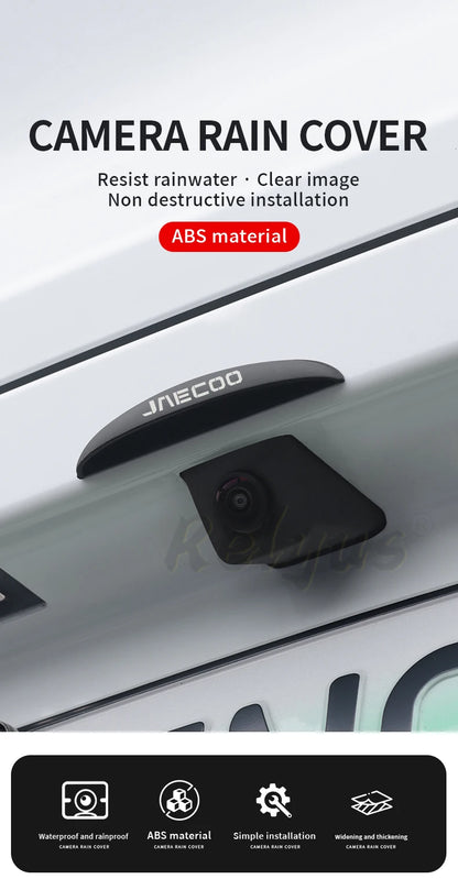 Car Reversing Rear Camera Rain Cover ABS Rain-Proof Car Reverse Camera For Chery Jaecoo J6 J7 J8 Phev J7 Phev 5EV J6 7 J5