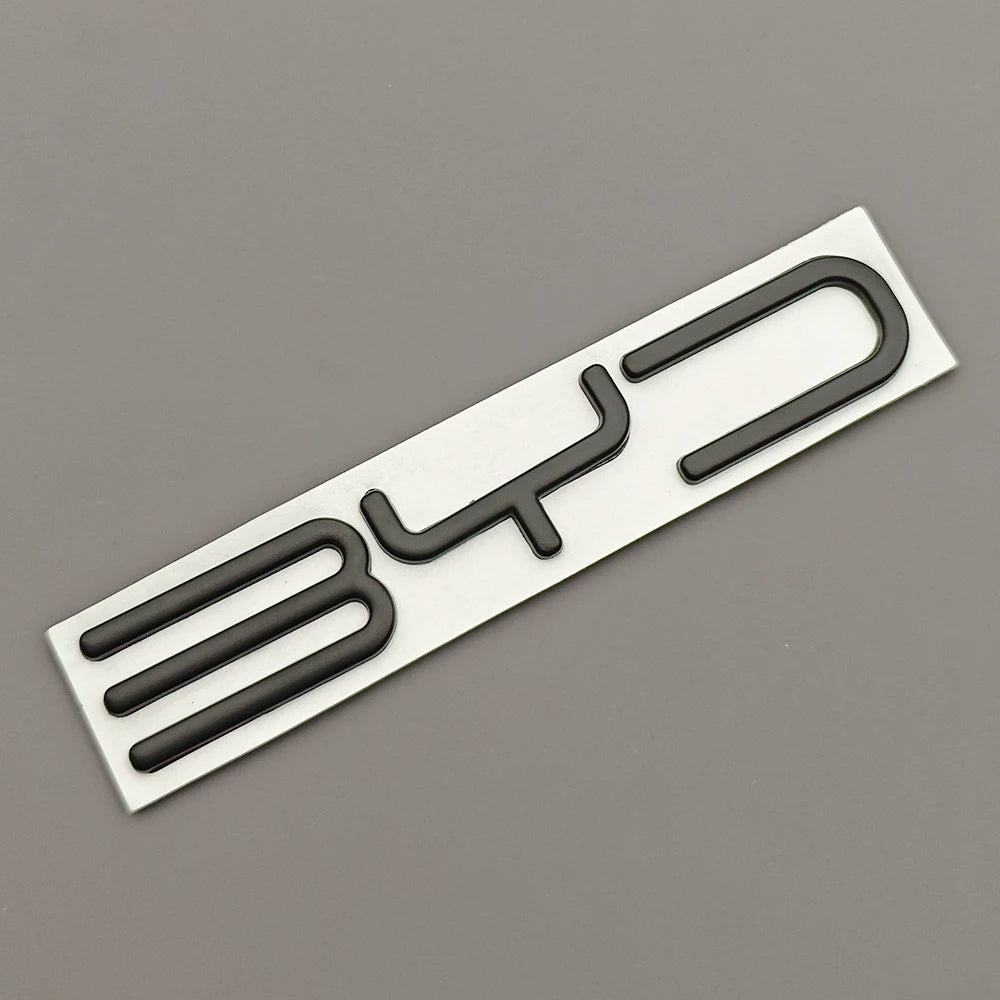 3D Metal BYD Logo Car Emblem Badge Rear Trunk Sticker Accessories For BYD - NeoBYD
