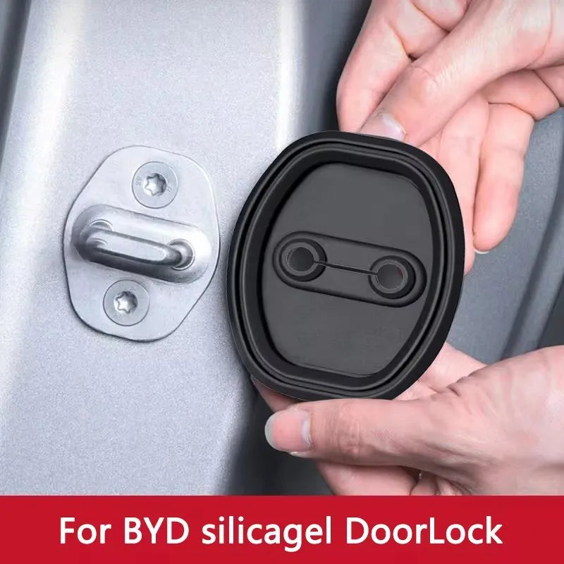 Silicone Car Door Lock Buckle Anti-collision Protective Cover For BYD - NeoBYD