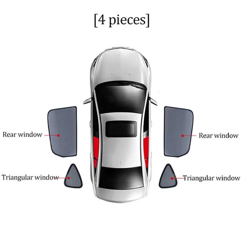 BYD ATTO 3 Sunshade Magnetic UV Block Front Windshield Baby - NeoBYD
