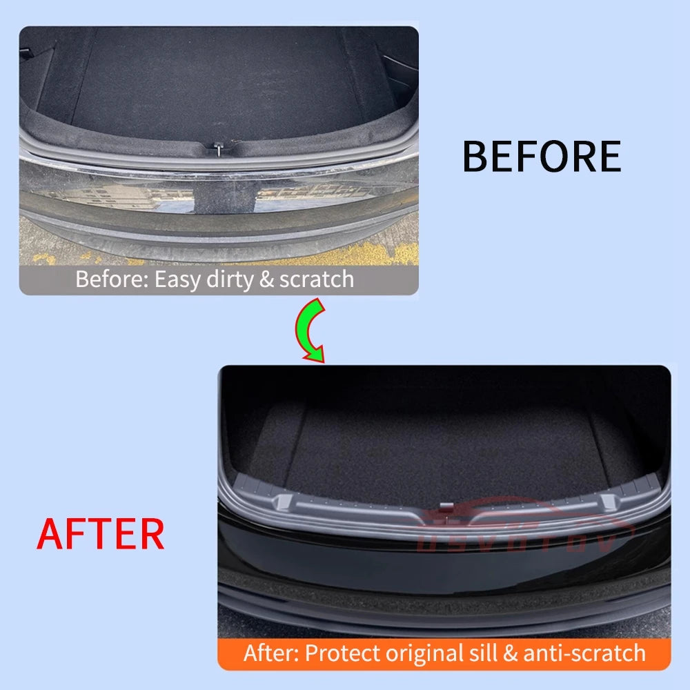 Tesla Model 3 Highland Trunk Protection Strips