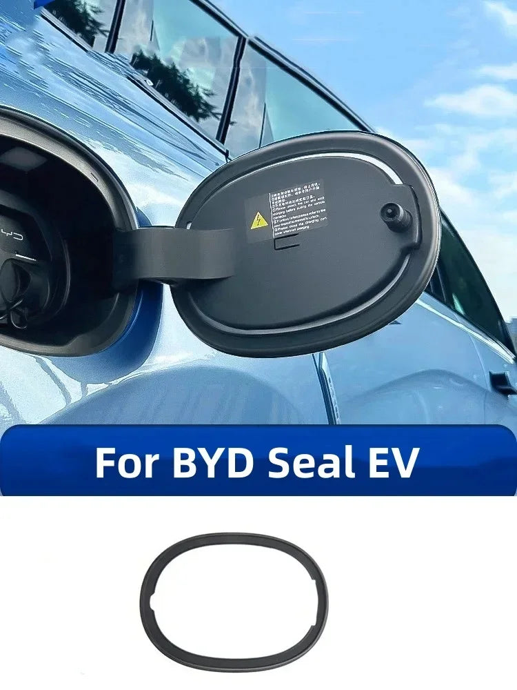 Car Charging Port Sealing Strip Silicone Waterproof Rainproof Dustproof Sealing Ring Cover for BYD Seal