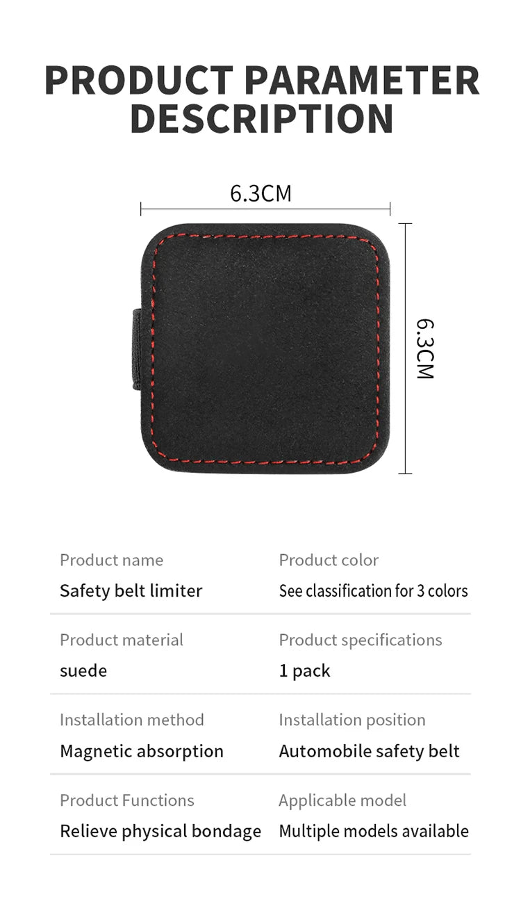 Car Seat Belt Limiter Extension Device Safety Belt Fixing Clip For BYD