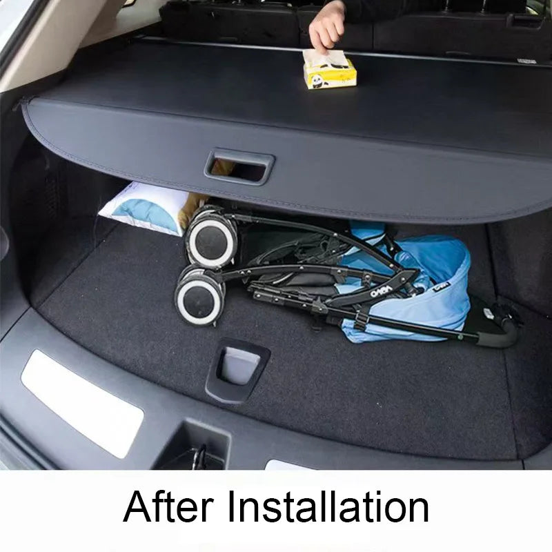 Rear Trunk Rack Partition Curtain Cover Sunshade Organizer For BYD Sealion 7 - NeoBYD