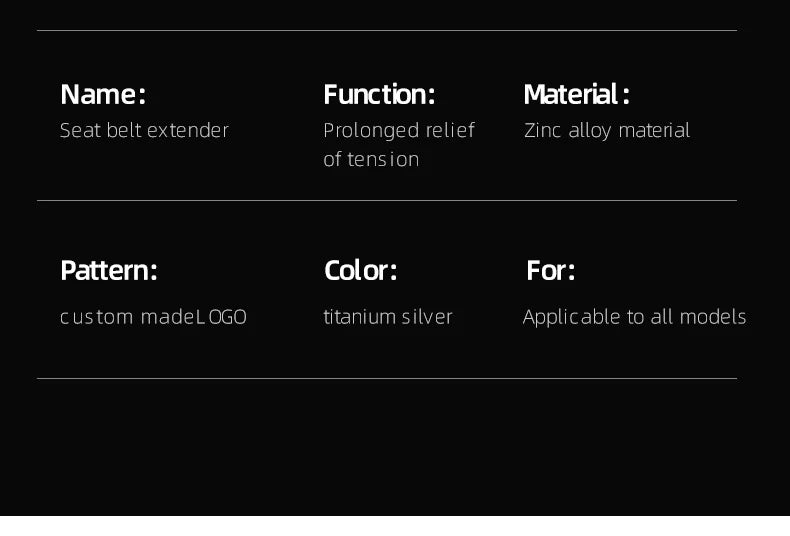 Seat Belt Lock Buckle Extension For BYD - NeoBYD