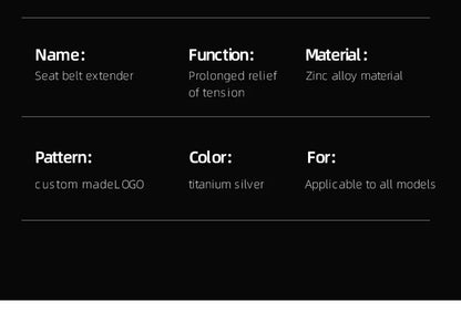 Seat Belt Lock Buckle Extension For BYD - NeoBYD