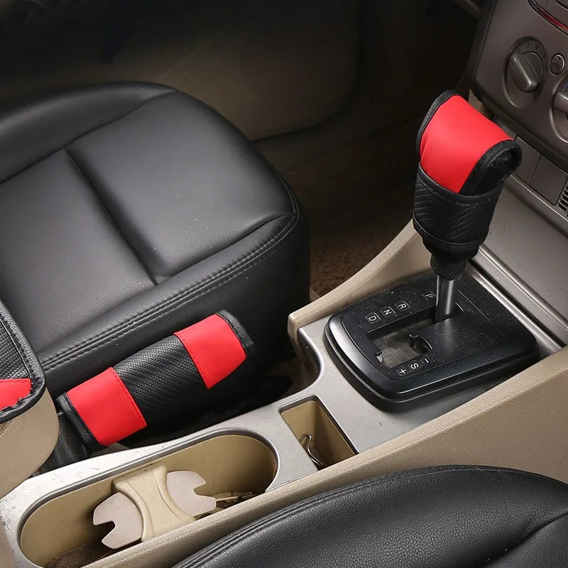 Car Steering Wheel Cover Seat Belt Armrest Box Pad Gearshift Cap For Chery Jaecoo J7 J8 2023 2024 2025 Auto Jaecoo Car Accessory