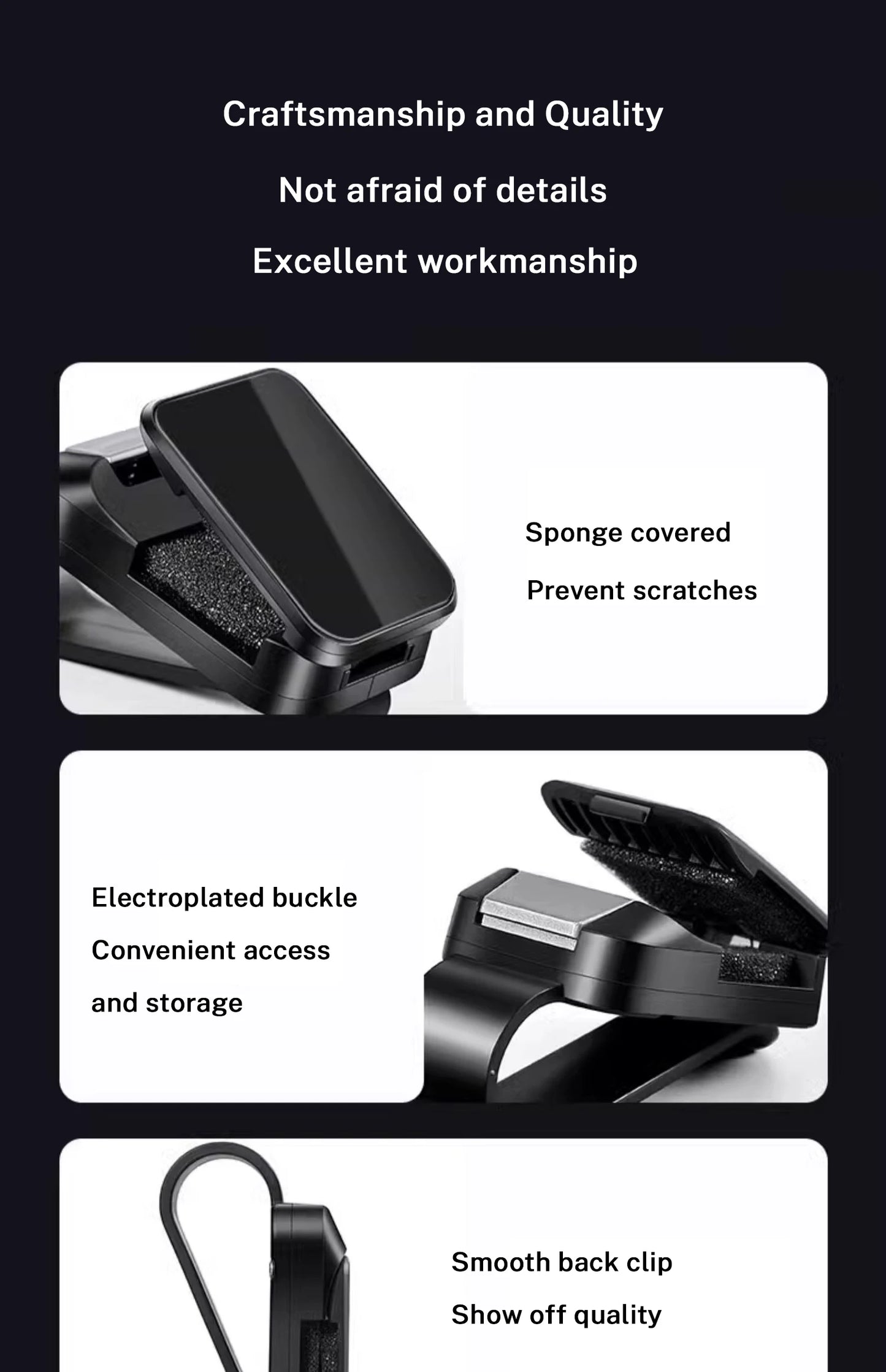 Car Sun Visor Glasses Clips One-hand Pressing switch Eyeglasses Holder For Omoda JAECOO J7 J6 J7 J8 Phev 2025 2024 2023 Ruigu 9