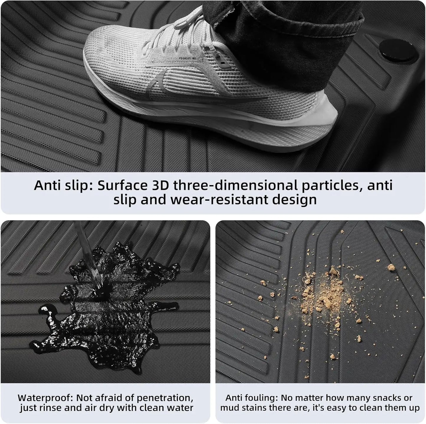 TPE Floor Mats and Cargo Liner, All Weather Floor Liners Trunk Mat LHD & RHD For BYD Seal U / Sealion 6